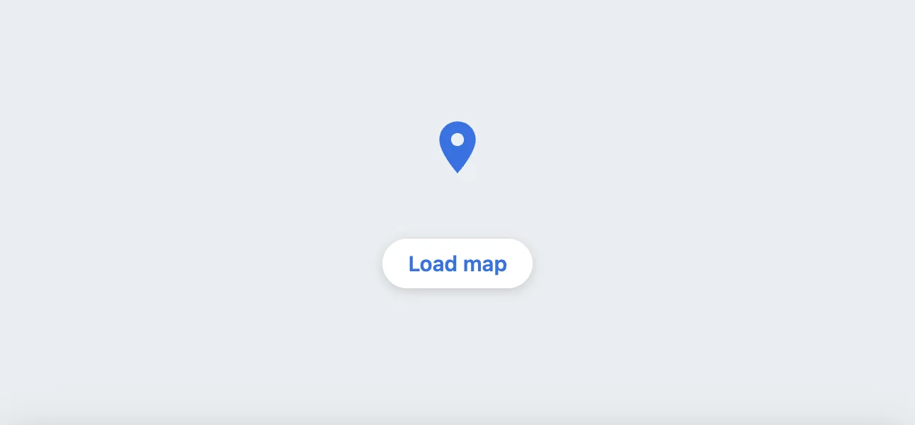 Click-to-load map facade
